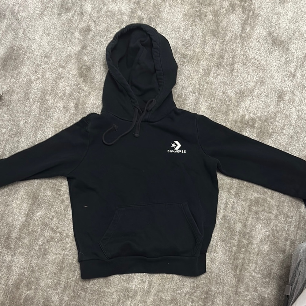 Converse Black Hoodie Woman’s Small